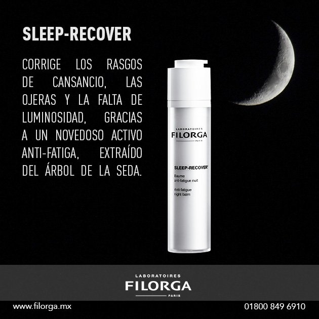 FilorgaMexico's tweet photo. #SleepRecover de #Filorga es un tratamiento reparador nocturno, que regenera la piel y combate los signos de fatiga. https://t.co/AROL9D99lj