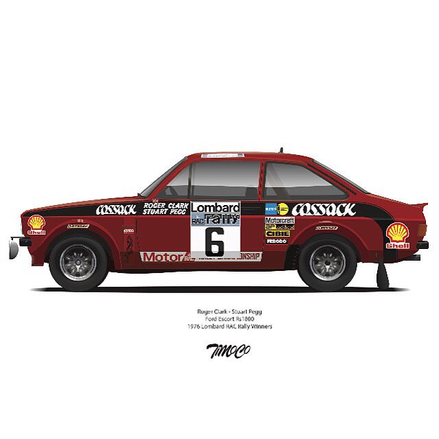 TiMoCoDesign's tweet image. Our first #vectorart is complete, a tribute to #rogerclark's winning #mk2escort #rs1800 @WalesRallyGB