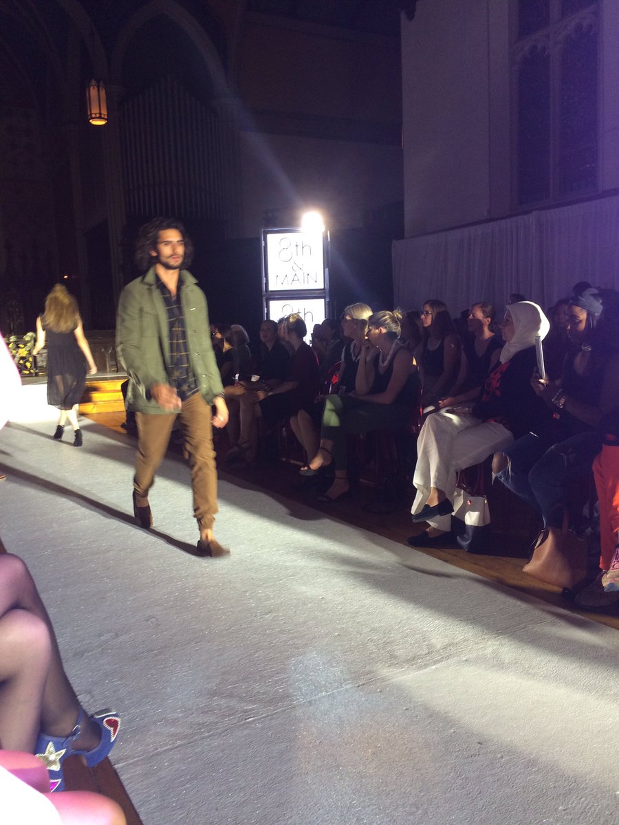 DowntownYonge's tweet photo. #8andMain rocking their #Fall fashion at #FashionOnYonge! #YongeLove https://t.co/5E5dEMQs4j