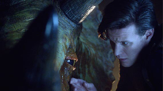 mattsmithisabae's tweet photo. #4YearsSinceDinosaursOnASpaceship #EleventhDoctor #Mattsmith #Amypond #KarenGillan #RoryWilliams broadcasted in 2012 https://t.co/VsAkyECIVl