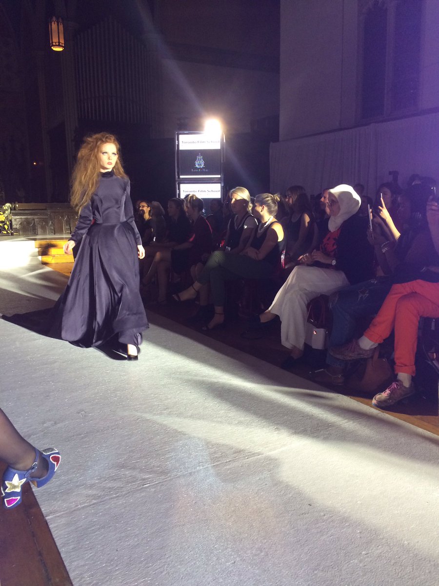 DowntownYonge's tweet photo. Showing off the gorgeous designs of @Mousha287! 😍 #FashionOnYonge @tofilmschool #YongeLove https://t.co/ylyeVrQTyL