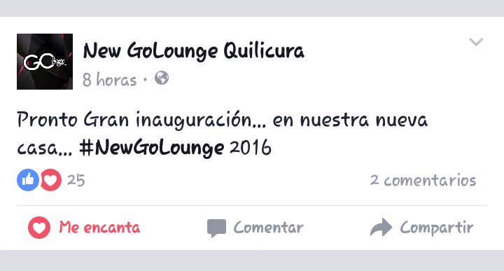 GOLounge_'s tweet photo. Pronto Gran Inauguración... En Nuestra Nueva Casa... #NewGOLoungeQuilicura 2016!!! https://t.co/vcNnLhsXL2