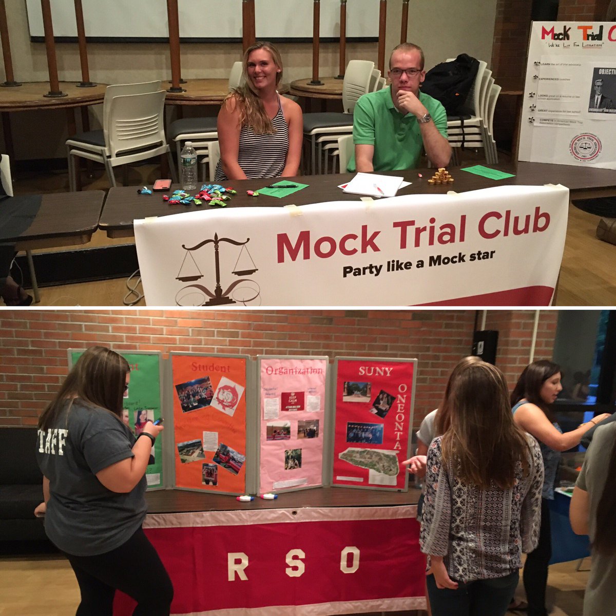 #expoUP with Mock Trial Club and <a href="/Oneonta_RSO/">Oneonta RSO</a> #oneyevents