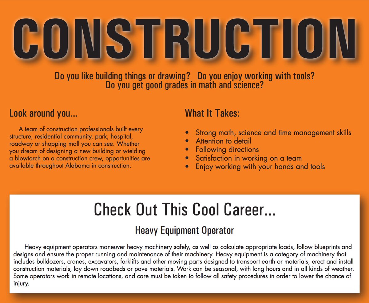 GoBuildAlabama's tweet photo. Do you like math and science? See why construction might be right for you at @SAWDC #WorldsOfOpportunity https://t.co/R7S79gr3sp