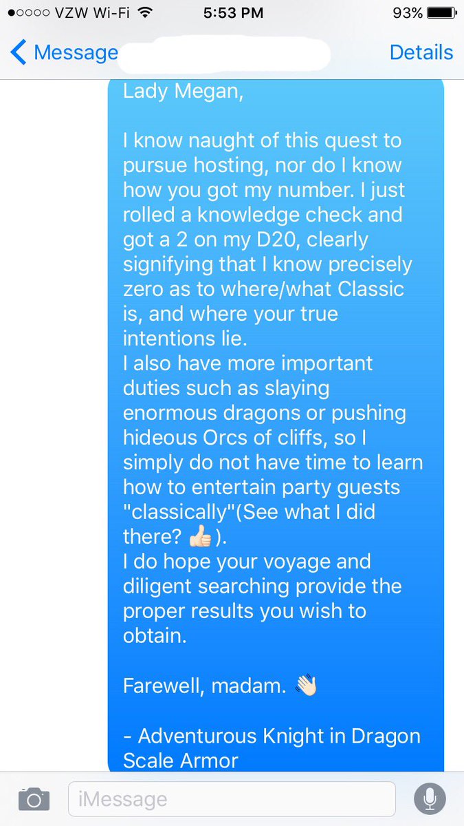 KenzutheGreat's tweet image. How I respond to random numbers. 👍🏻
#RandomText #DungeonsAndDragons