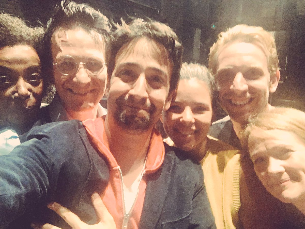 Lin_Manuel's tweet photo. Hermione, Harry, L, V, Ron, Ginny. 
#IWasNotReadyForPartTwo
#ICriedALot https://t.co/Up579UuhwP