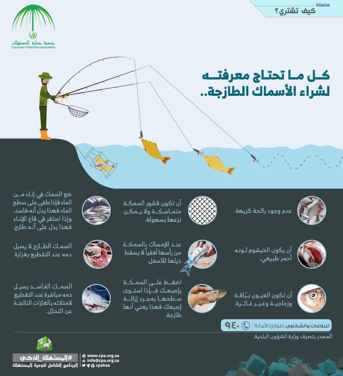 Falcon_5555's tweet image. اذا رغبت تشتري الأسماك تجنب شراء الاسماك التي عيونها غائرة والتي قشورها يمكن نزعها بسهولة.
#اكتب_نصيحه_للمستهلك