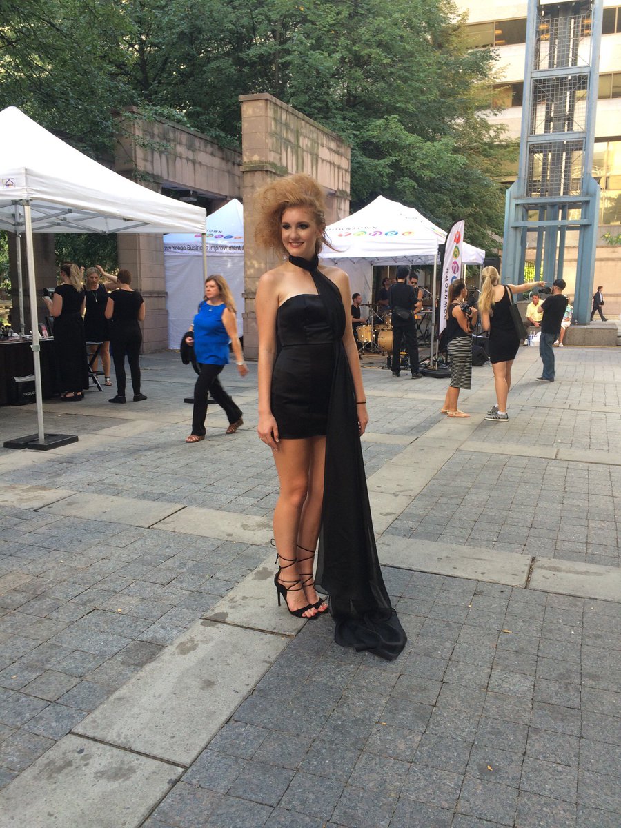 DowntownYonge's tweet photo. A big TY @TOFilmSchool for supporting #FashionOnYonge &amp; the amazing designers @Mousha287 @d_diseiye &amp; Lana Kuidir! https://t.co/jmeyqQ4Jq2
