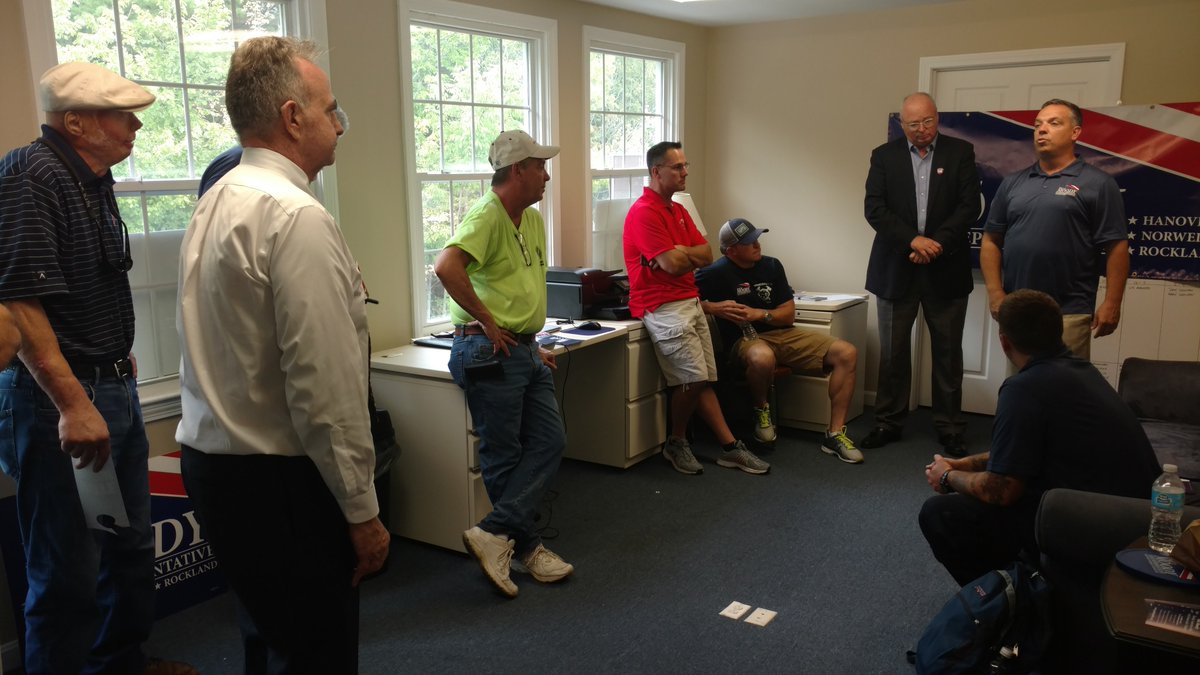 Thx <a href="/massaflcio/">Massachusetts AFL-CIO</a> Pres Tolman&amp;volunteer army for knocking over 1100doors #Election2016 #grassroots #unions #VoteMoody