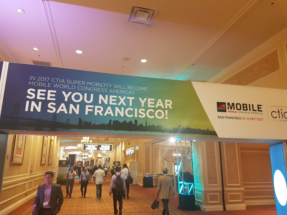 As the banner say....see you next year in San Francisco for the Mobile World Congress Americas. Will be a great show