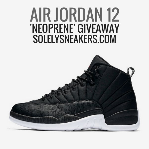 SolelySneakers's tweet photo. FREE AIR JORDAN 12 ‘NEOPRENE’ GIVEAWAY https://t.co/9S36eW5T9N https://t.co/0Uw9285b76