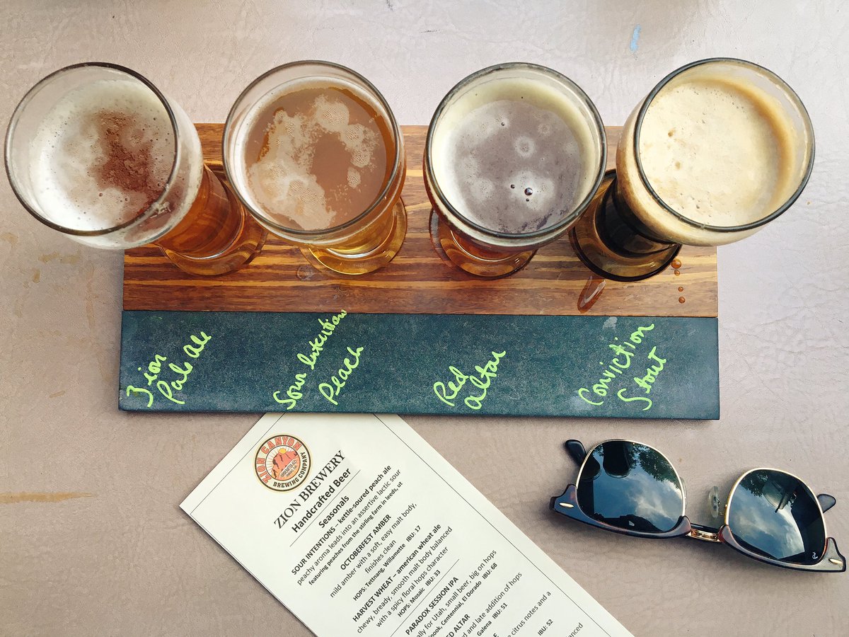 Just made it to <a href="/ZionNPS/">Zion National Park</a>! First stop is of course <a href="/ZionBrew/">Zion Brewery</a>. The view here is quite nice.