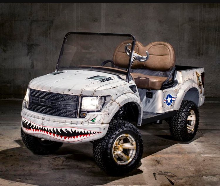 sashadobson1's tweet photo. Golf cart #thingsthatexist https://t.co/p0lsR1fZvc