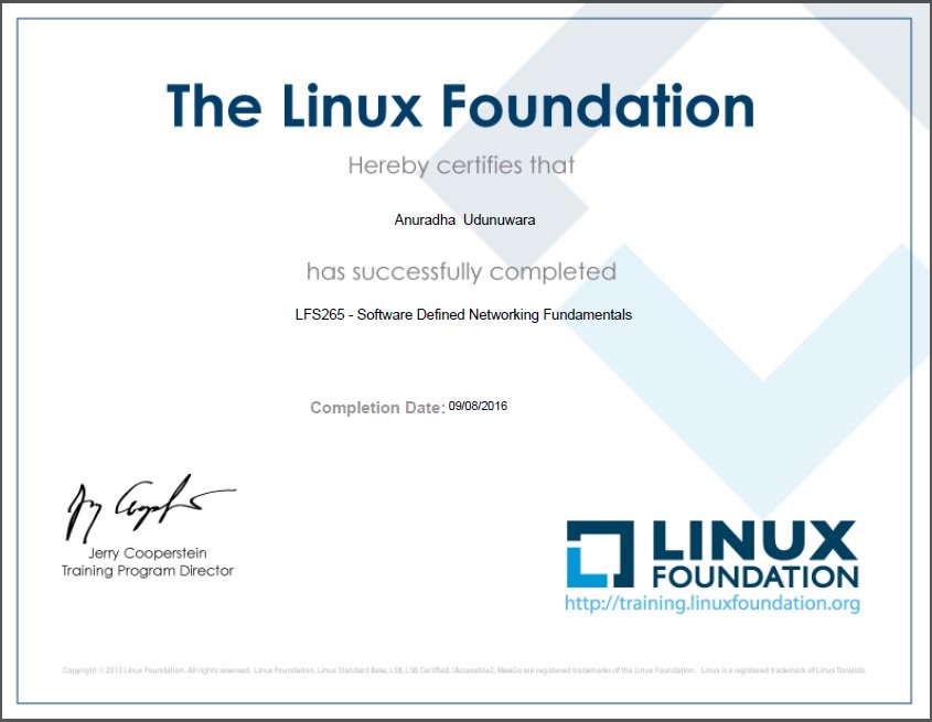 AnuradhaU's tweet image. Happy to have successfully completed LF SDN Fundamentals online course. #SDN #softwarization