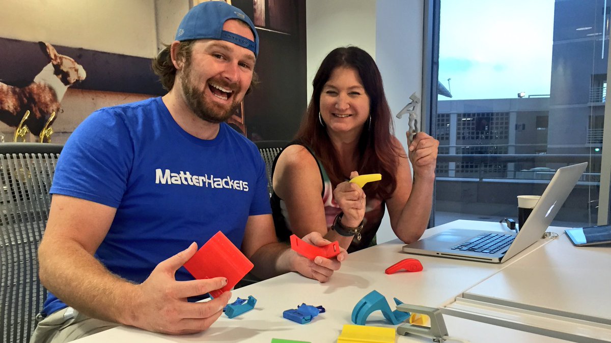 MatterHackers's tweet photo. Late night WithinReach Design Challenge judging happening. Thank You & Good Luck to all who entered! #withinreach3DP https://t.co/k1BGODa9tR