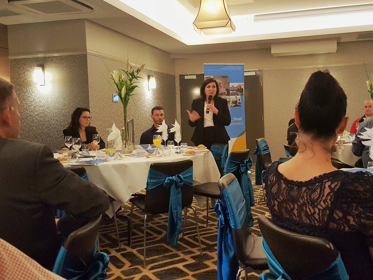 LeeanneEnoch's tweet photo. Talking #SmallBusiness #Qld Strategy with local owners &amp; operators from Algester, Logan and Stretton @GreenbankRSL. https://t.co/H0HuuIs5ET