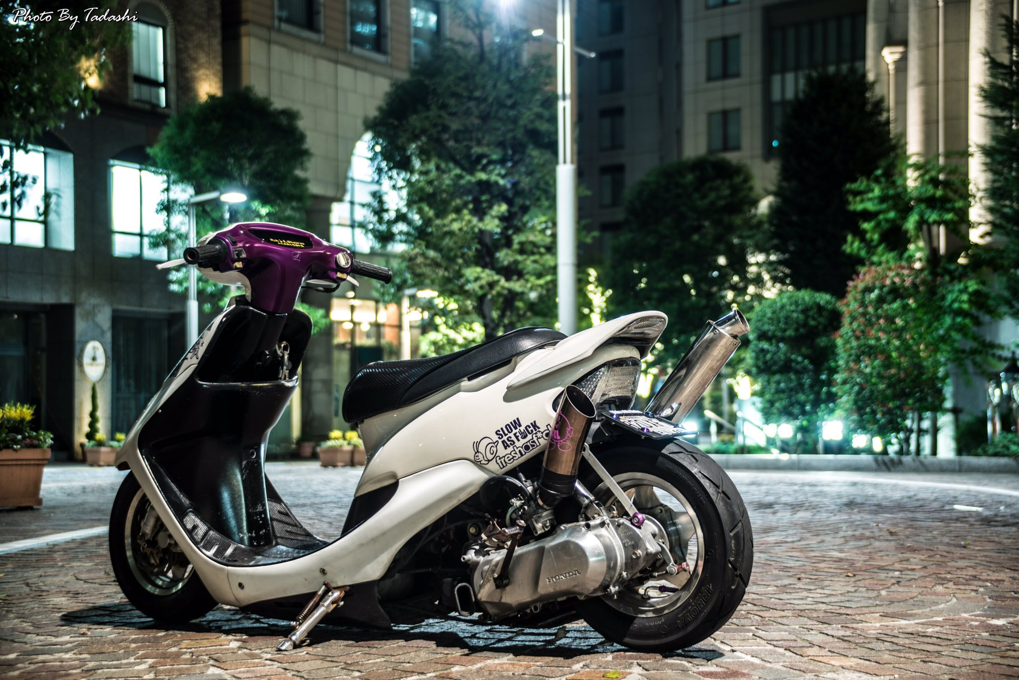 ズーマー ☆ホンダー ズーマーZX?! ディオZXのゴールドフォーク