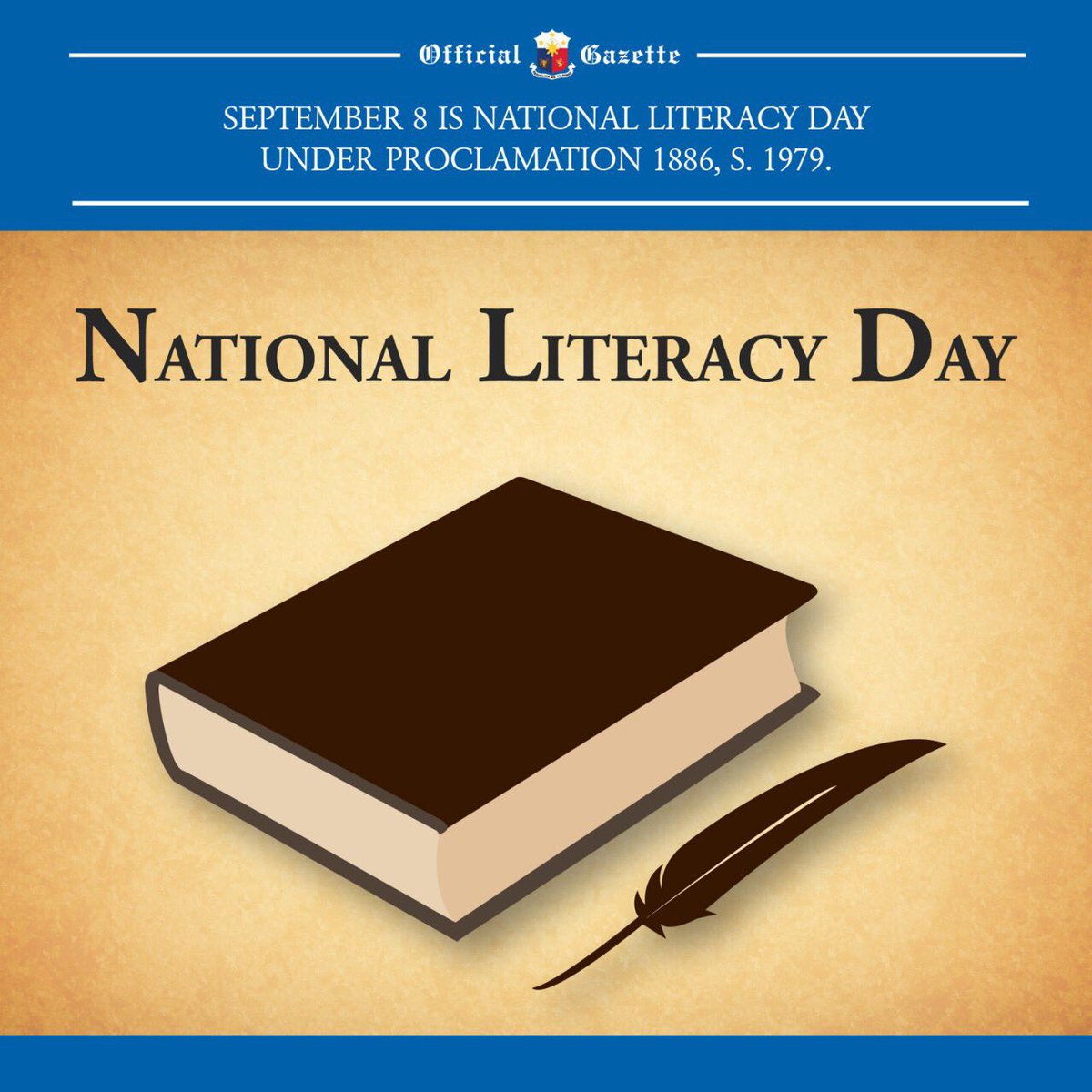 We celebrate National Literacy Day as we continue to exert efforts for the increased accessibility to education.