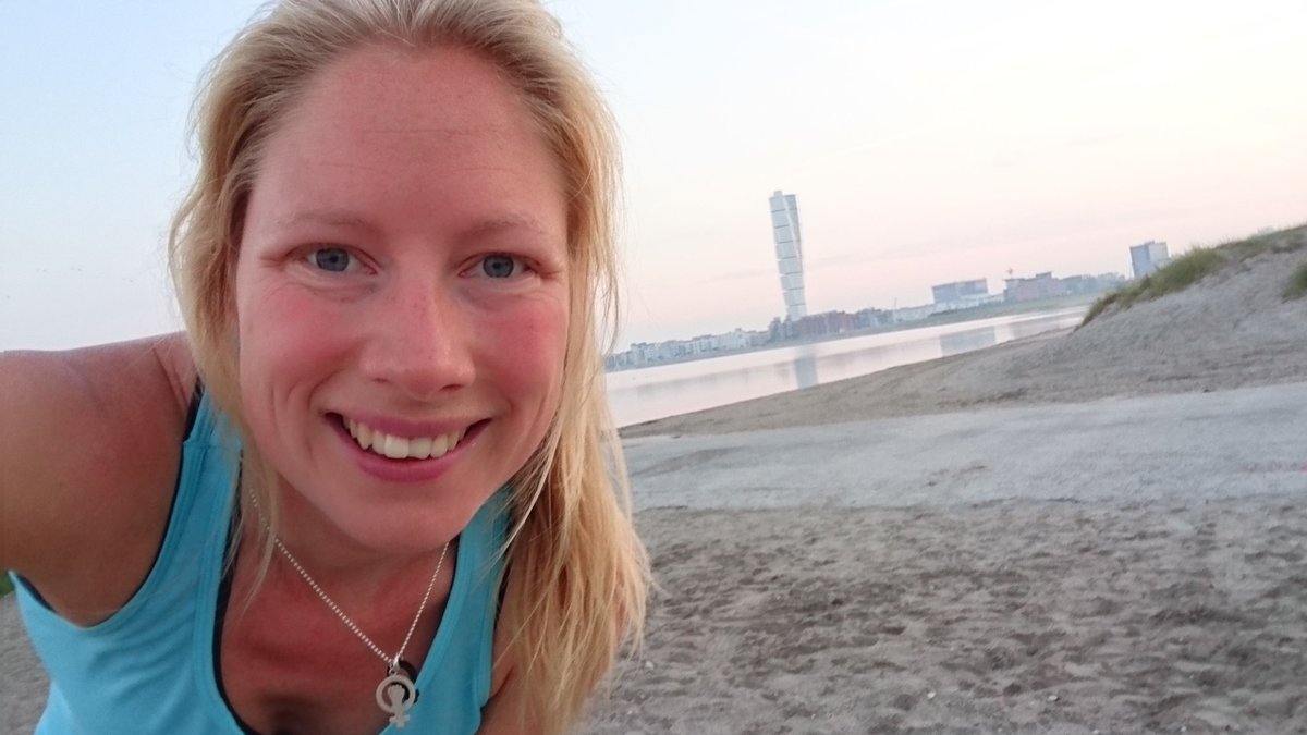 Morgonjogg på #fsl2016.  Vackert i Malmö men saknade @HeidiStensmyren