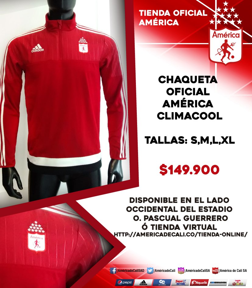 América Cali on Twitter: "#TiendaOficial Ya puedes conseguir las mejores de @AmericadeCali en nuestra tienda del Pascual. 👉 https://t.co/0sD45XSVwi https://t.co/hgOP3b9Qdq" / Twitter