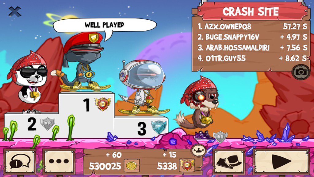 Q8OWNED's tweet photo. Get on my level, son! #funrun2 #Snappy16v #hossamaldiri #guy55 https://t.co/cZZpPxrXNm