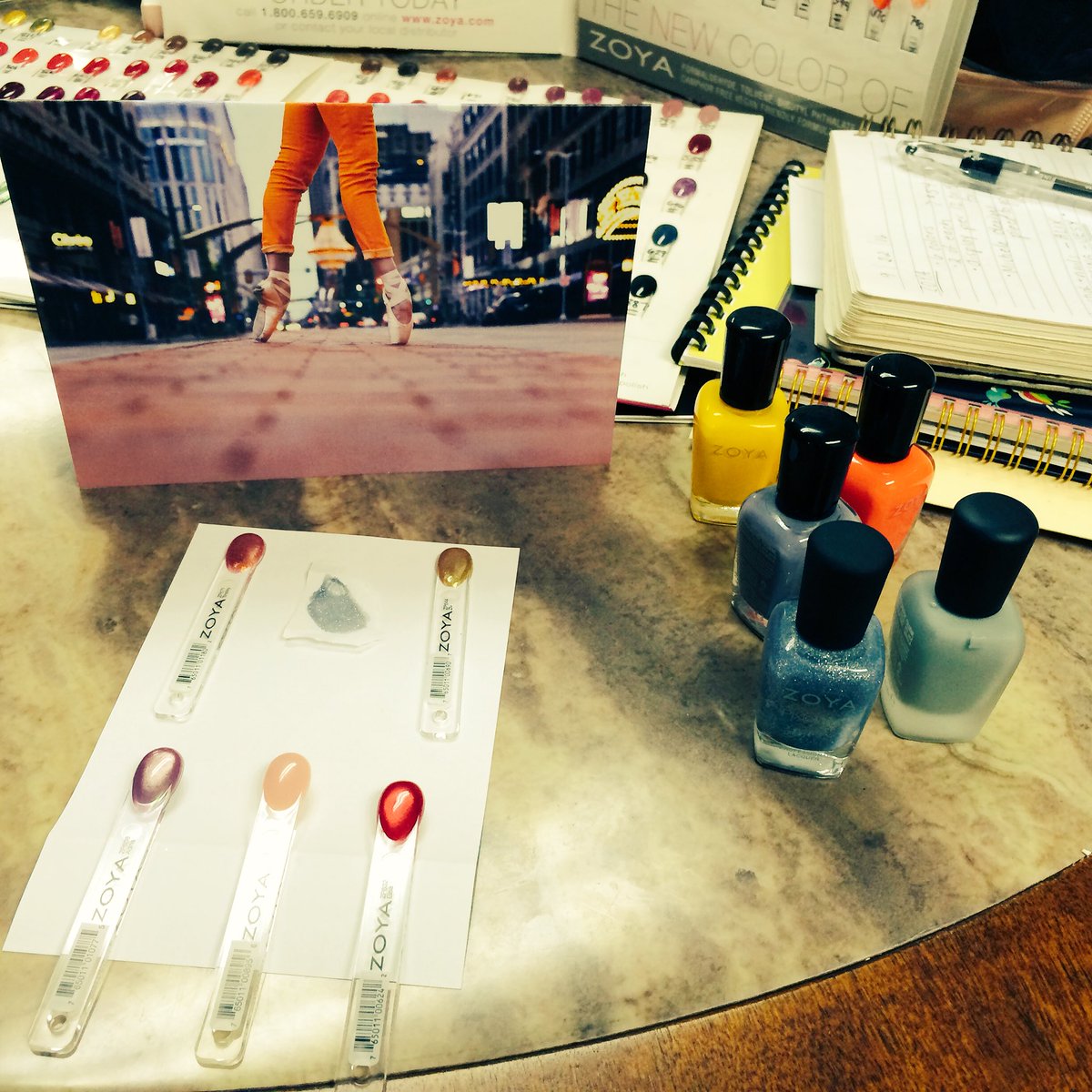 balletincity's tweet image. So many choices... Getting there... #zoyacity #colorselection