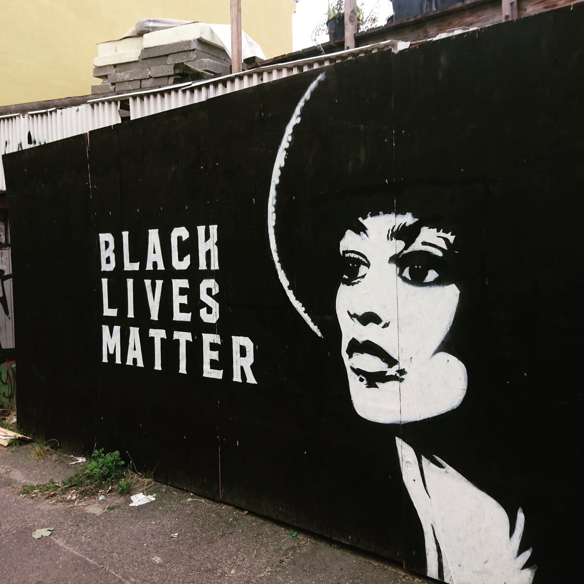 Another remarkable thing... 

 #Copenhagen  #graffiti  #art  #blacklivesmatter #painting  #photography  #equality