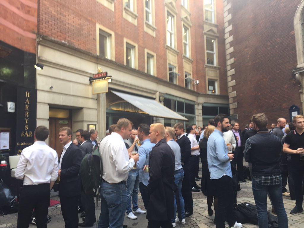 After Customer Meeting, Drinks reception @TheVintryLondon @datacore #lastofthesummer events