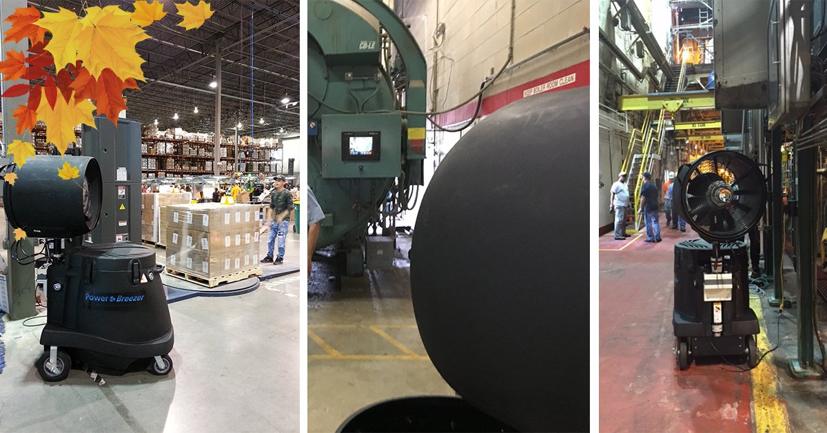 PowerBreezer's tweet image. Every Friday for the next 4 weeks we will spotlight direct #manufacturing application for our system.#FirstDayofFall #FunctionalFridays