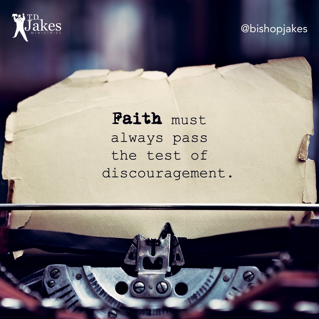 Whenever you feel discouraged, start leaning into your FAITH!
God is preparing you.