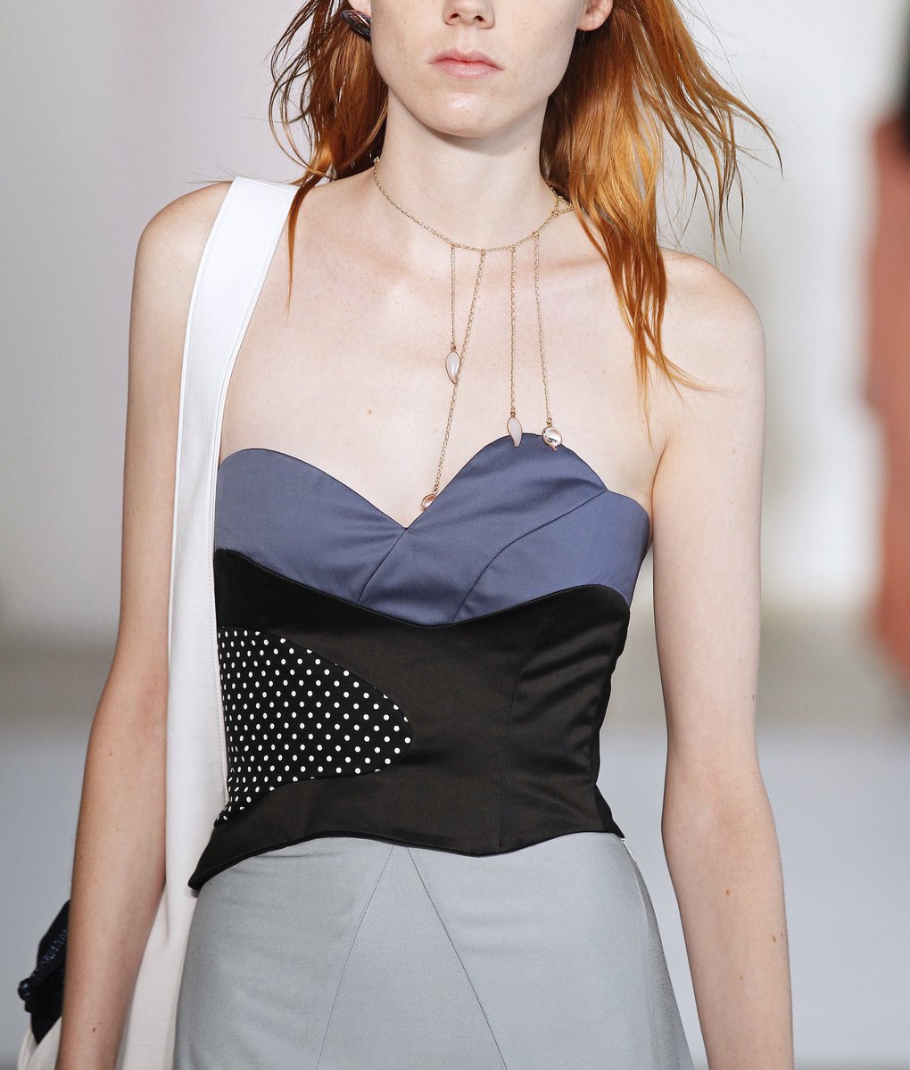 dangle and drop. | photo: dan &amp; corina lecca. #jillstuart #jillstuartss17