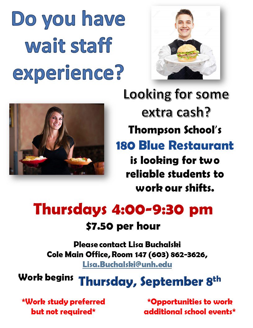 TSASatUNH's tweet photo. We are still hiring! https://t.co/3ZouAXtivr