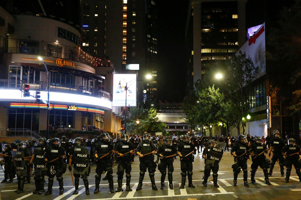 TheAtlantic's tweet photo. The shattering of Charlotte's myth of racial harmony https://t.co/C9ZdGlyWUq https://t.co/SvoWLzw7YU
