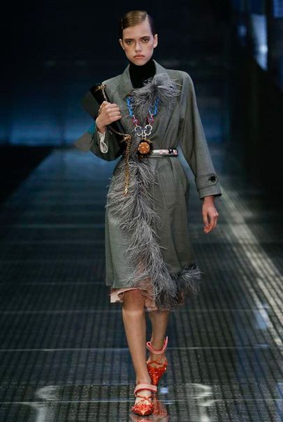 KOKO_TV's tweet photo. Now In: #Prada SS17 Collection #MFW https://t.co/jARcabiAUo #luxury #PRADAXPRADA #model #fashion #design #Milan #EU #Bags #Fur #dress #model https://t.co/9NC3R5lqwO