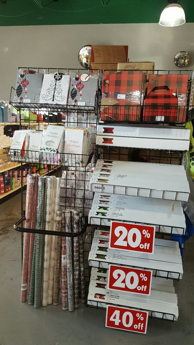 #Christmas has arrived at Matthews! Come see our exciting selection of Christmas packaging options!