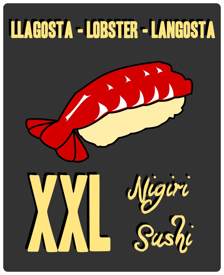 formatjada's tweet photo. Un nou repte culinari per @frarogermenorca.
Un Nigiri de llagosta...? XXL!
#menorca #formatjadaproject #formatjada #llagosta #lobster https://t.co/HzWj2QE7QO