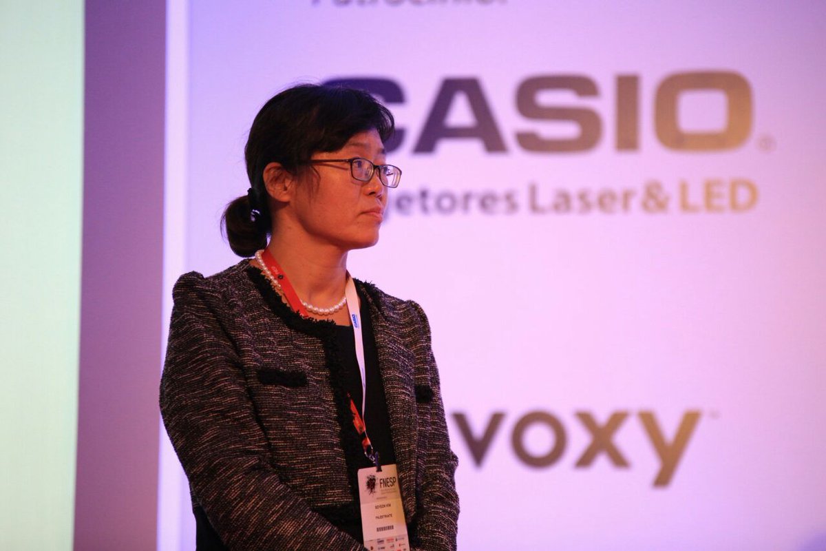 FNESP's tweet photo. A coreana Soyeon Kim afirmou no 18º FNESP que a Coreia do Sul está ampliando a participação das empresas na formação oferecida pelas IES. https://t.co/DbMHdUNpzS
