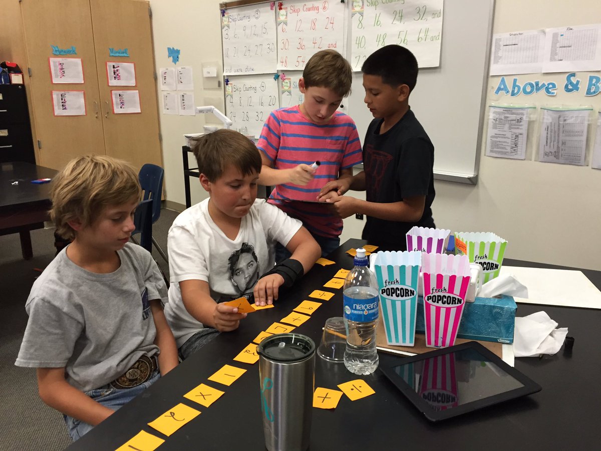 MsLylesClass's tweet photo. Making our own numerical expressions and solving them! https://t.co/JjenAC2vYW