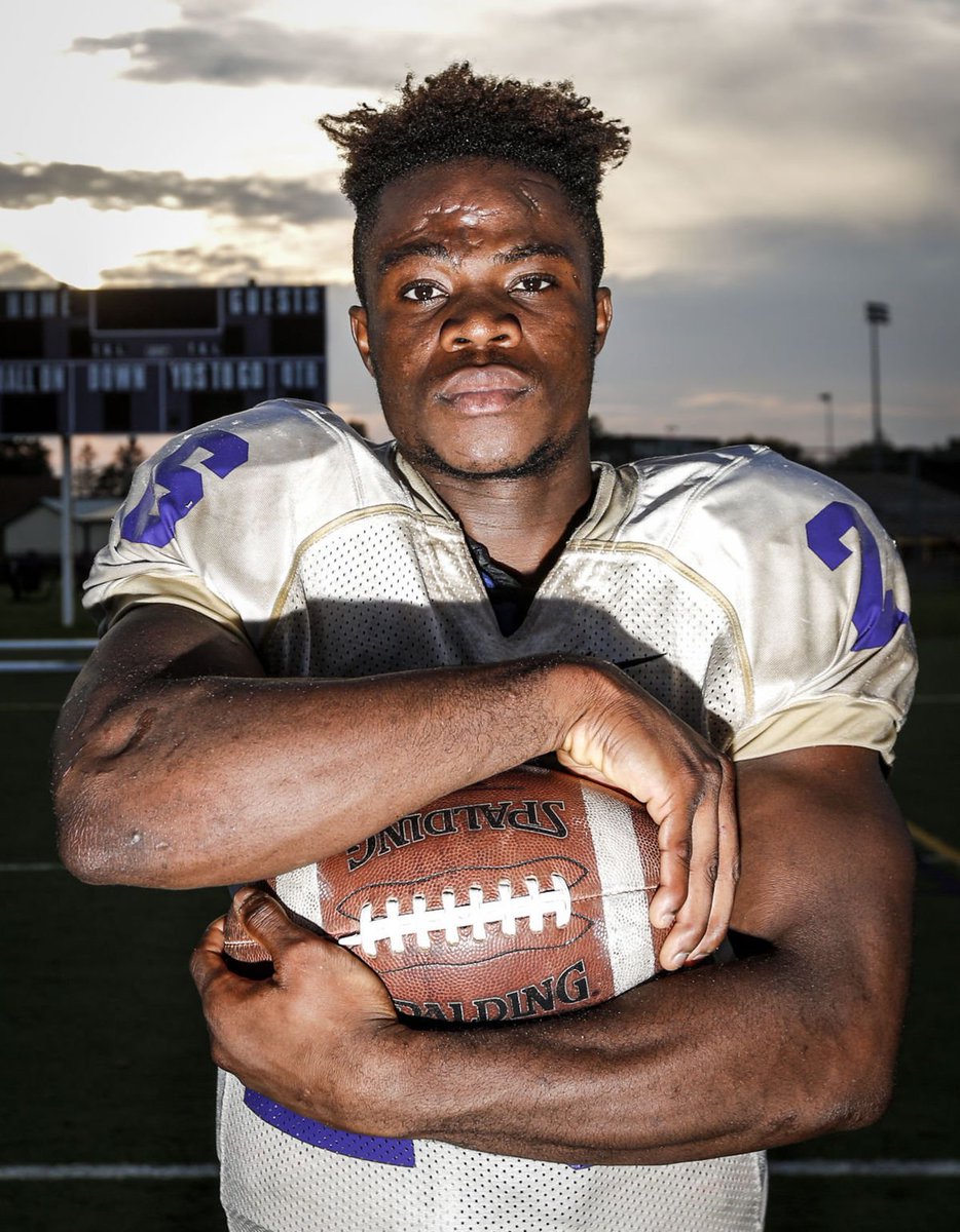 Prep football: Muscatine's Alphonso Soko leaves homeland, overcomes hardships to become elite performer |  qctimes.com/sports/high-sc… #iahsfb