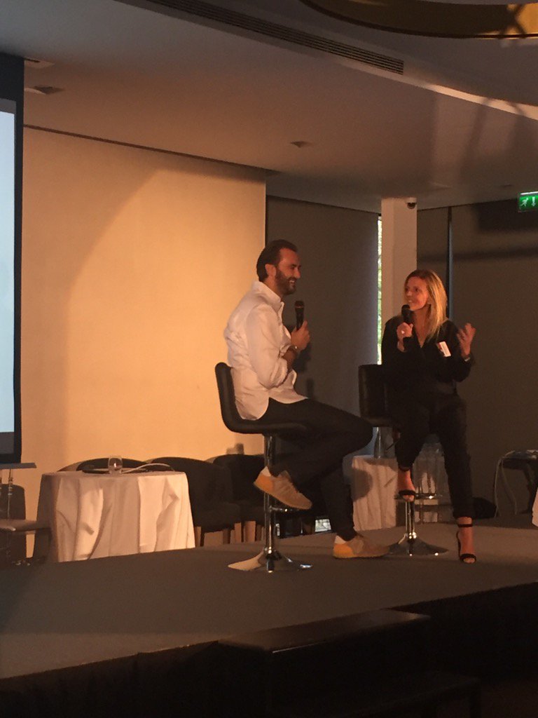 IsabelleBouet's tweet photo. Partage d'experience avec @cyril_lignac @Fortinet #PartnerSync16 https://t.co/OPOCiZCQA6