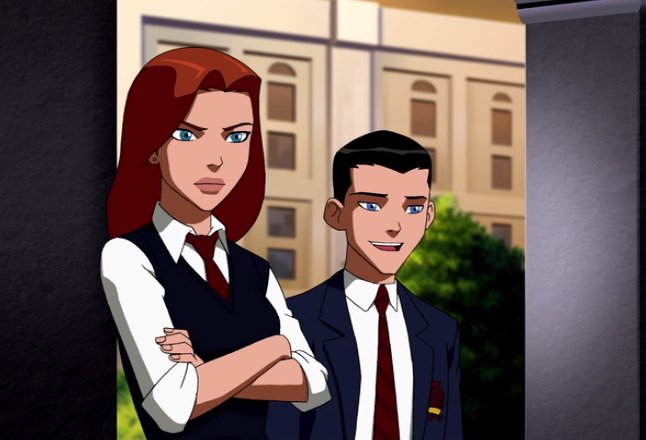 Today in #YoungJustice History, #Artemis has her first day at #Gotham Academy and mysteriously seems to know a few people right away