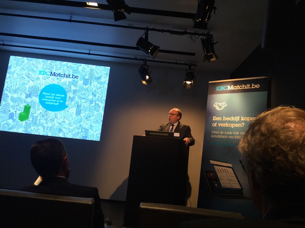 <a href="/KBCSecurities/">KBC Securities</a> CEO Puelinckx talking about KBCs #fintech initiatives: <a href="/startitkbc/">Start it @KBC</a>, Matchit and <a href="/BoleroCrowdfund/">Bolero Crowdfunding</a>