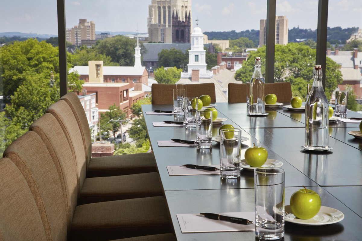 Visit our awesome client @studyhotels on <a href="/Yale/">Yale University</a>'s campus this fall for an intellectually stimulating experience. #Study #FallinConnecticut