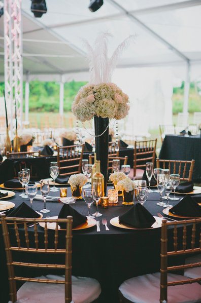 WeddingWire's tweet photo. This #wedding brings 1920’s glamour to the 21st century in the best way possible! See it all here: https://t.co/YrJQhK1kXW {@OLLISTUDIO} https://t.co/236kFyyaHZ