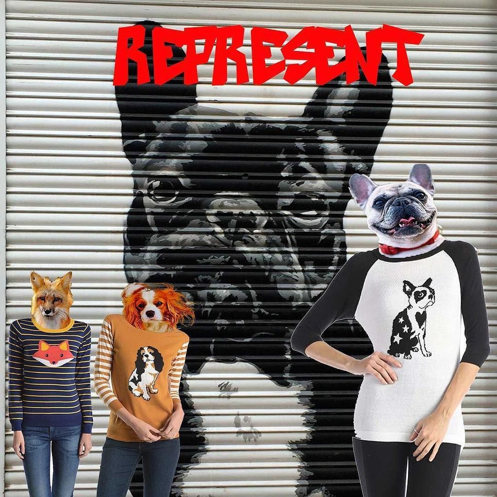 TopazSunStyle's tweet image. Dog and fox sweaters! #fox #foxsweater #spaniel #spanielsweater #bulldog #bulldogsweater #dogsweater #doglover #gra…