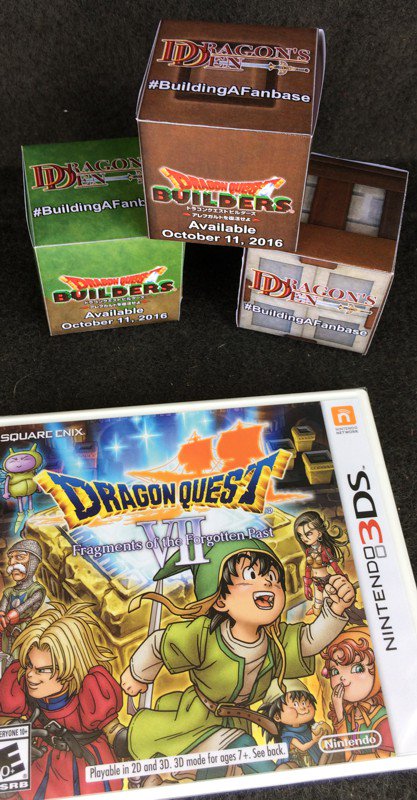 DQDragonsDen's tweet image. Having a blast with Dragon Quest VII, hope I can get thru it before Dragon Quest Builders comes out. @DragonQuest #BuildingAFanbase