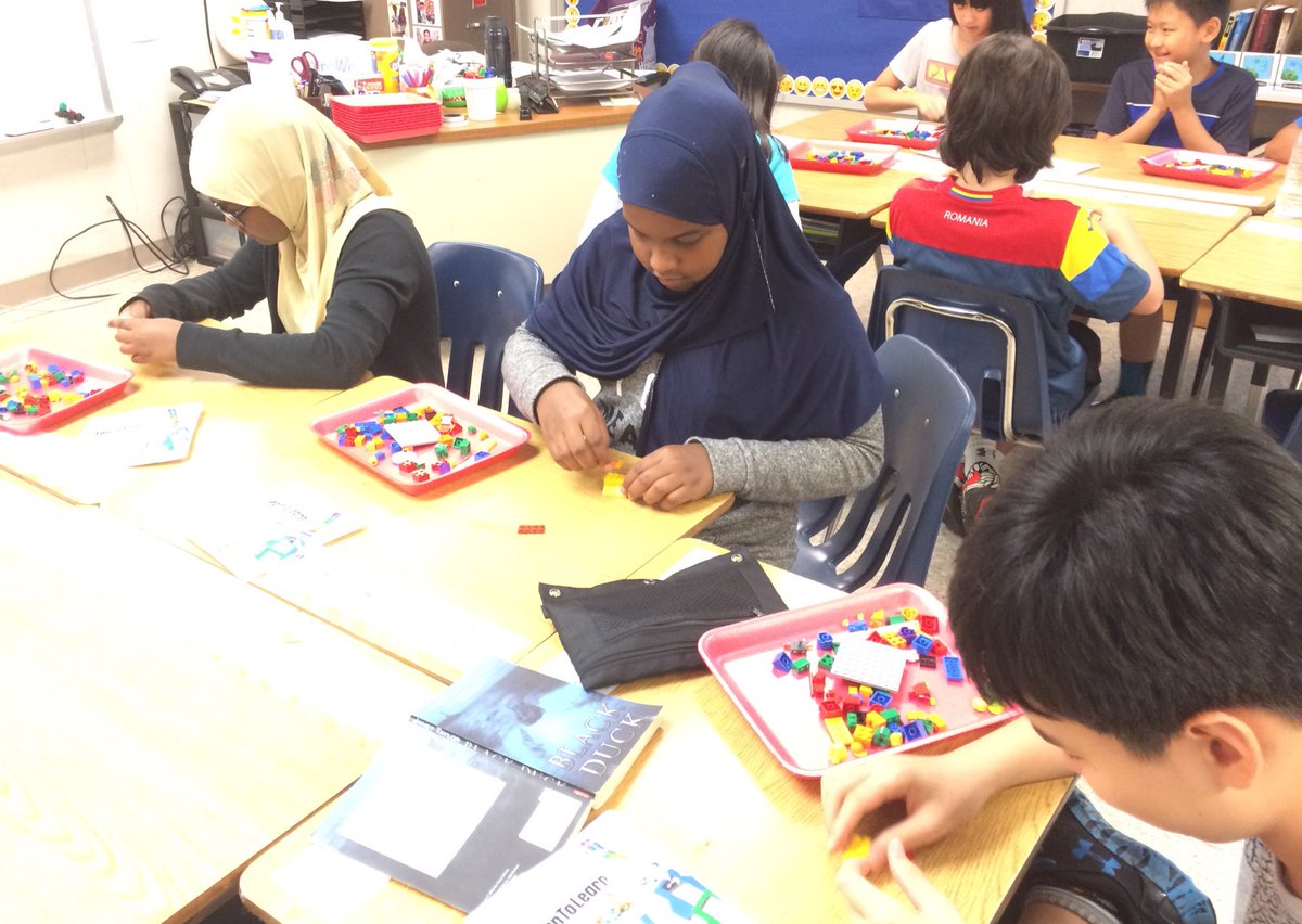 MrsH_MES's tweet photo. Our sixth graders are #creativelyandcriticially thinking! #legochallenge #legosymposium #expandthinking 💡 https://t.co/c6F3GpDR5S
