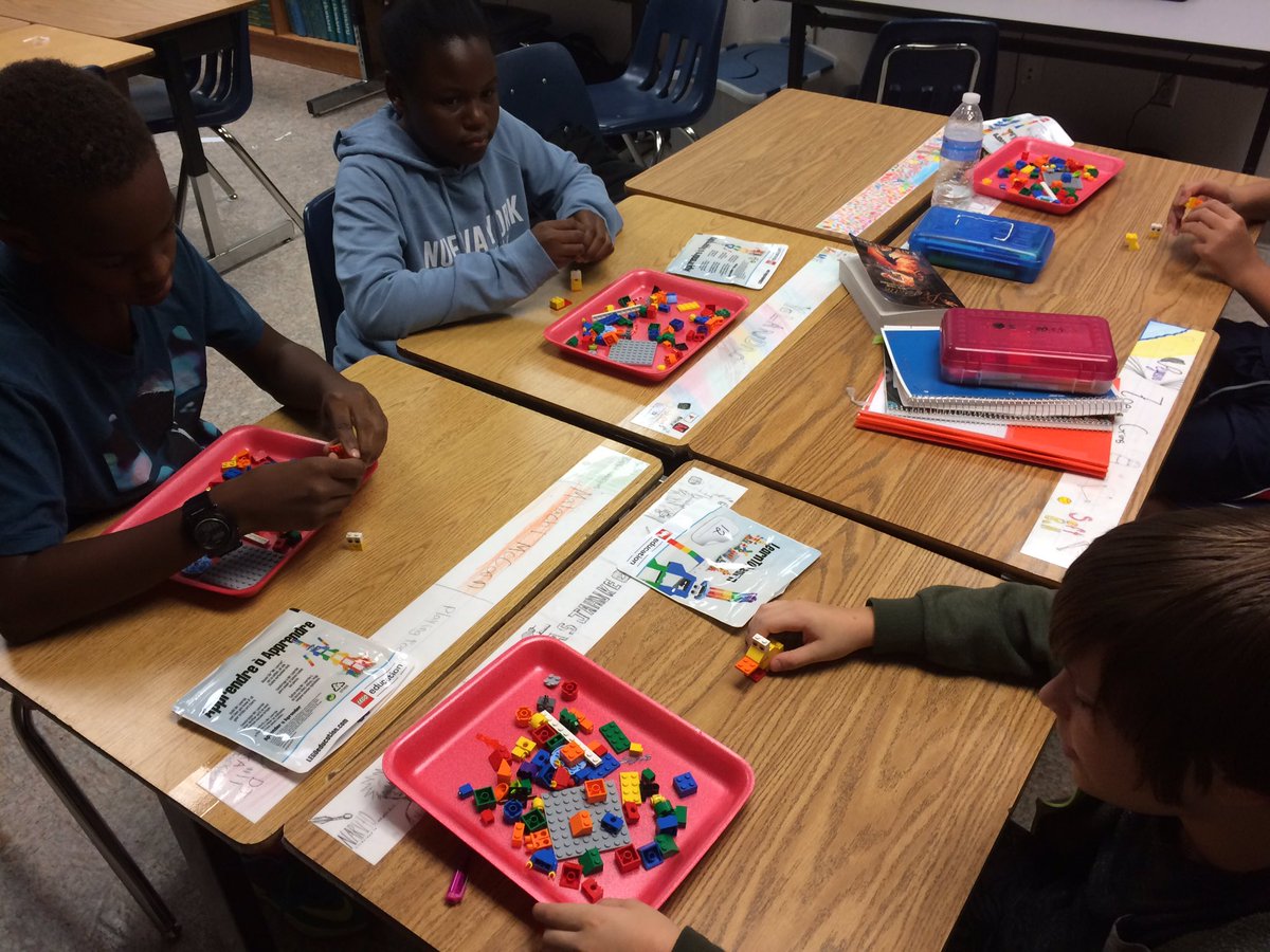 MrsH_MES's tweet photo. Our sixth graders are #creativelyandcriticially thinking! #legochallenge #legosymposium #expandthinking 💡 https://t.co/c6F3GpDR5S