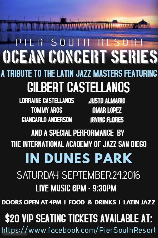 PierSouthResort's tweet photo. Celebrate Fall at @PierSouthResort Ocean Concert - Saturday 9/24 featuring Gilbert Castellanos @CastellanosJazz -Saturday 9/24 6:30PM-9:30PM https://t.co/GYJx9gH7dD