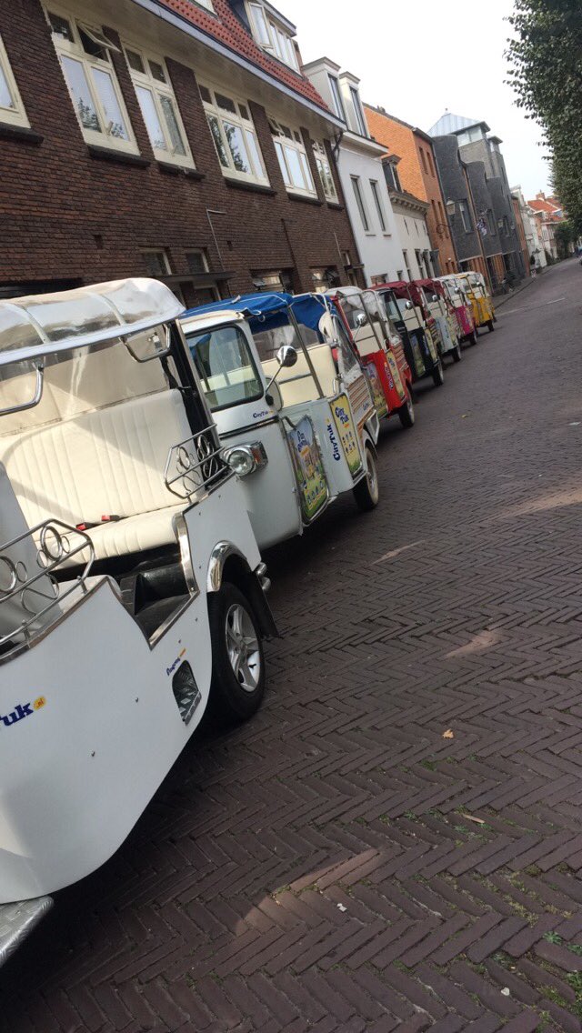 e_Choppers's tweet image. Vandaag een Citytour Amersfoort voor 30 personen &amp;amp; een TuKTuk Challenge voor de EO